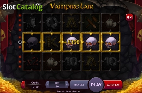 Game workflow. Vampire Lair slot