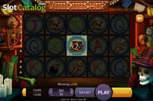 Game workflow 3. Voodoo Shop slot