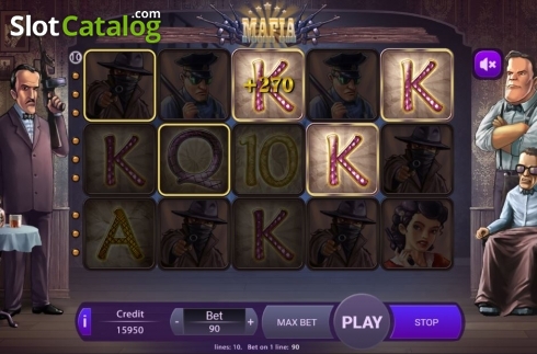 Bildschirm3. Mafia (X Play) slot