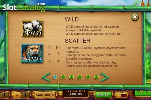 Ecran7. Panda's Gold (XIN Gaming) slot