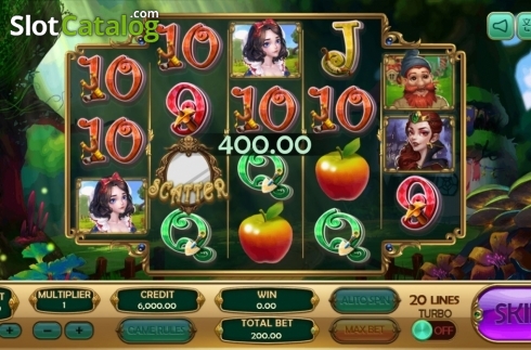 Win Screen. Snow White (XIN Gaming) slot