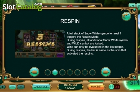Skärmdump7. Snow White (XIN Gaming) slot