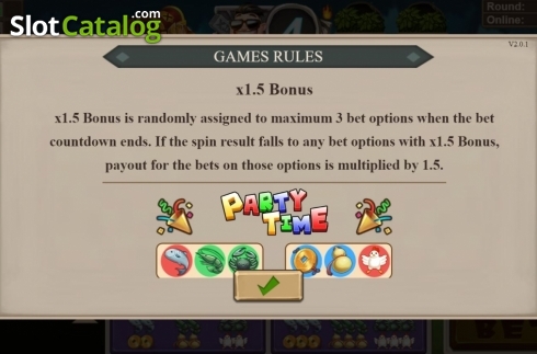Game Rules. Lucky Combo slot