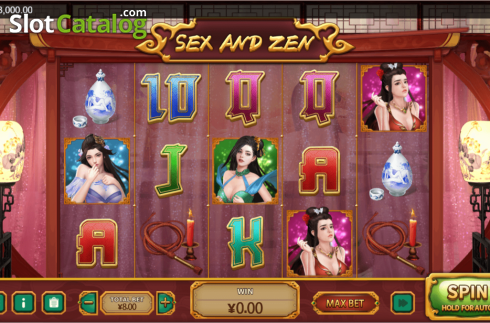 Écran2. Sex and Zen (XIN Gaming) Machine à sous