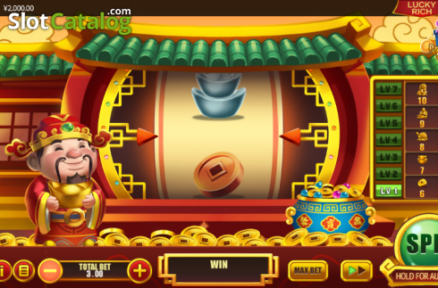 Pantalla2. Lucky Riches (XIN Gaming) Tragamonedas 