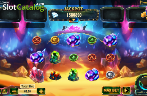 Reel screen. Treasure Jackpot Party slot