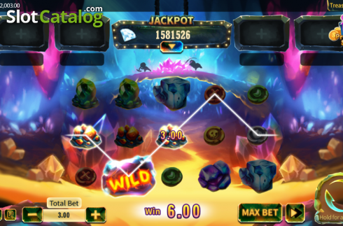 Bildschirm3. Treasure Jackpot Party slot