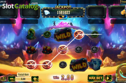 Win screen 3. Treasure Jackpot Party slot