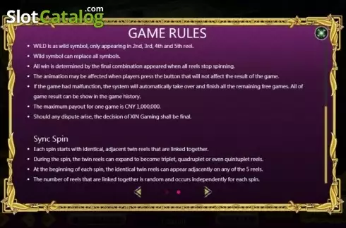 Bildschirm6. Mystic Gems (XIN Gaming) slot