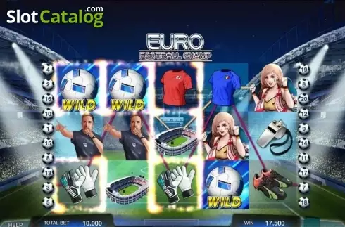 Win Screen. Euro Football Champ slot