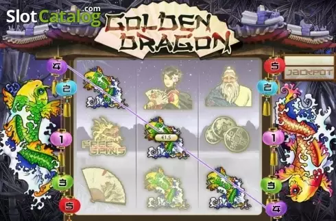 Win Screen. Golden Dragon (XIN Gaming) slot