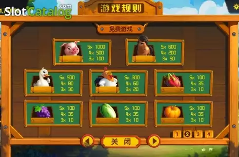 Bildschirm5. Happy Farm (Dream Tech) slot