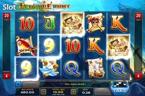 画面3. Treasure Hunt (Xplosive Slots Group) カジノスロット