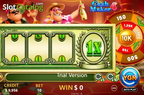 Ecran2. Cash Maker 4 slot