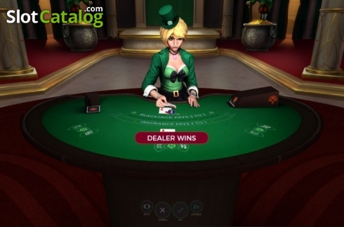 Game Screen. Lucky Blackjack slot