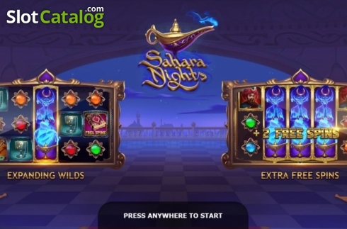 Bildschirm2. Sahara Nights slot