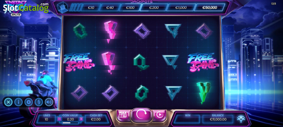 Neon Rush Splitz Slot - Free Demo & Game Review | Nov 2023