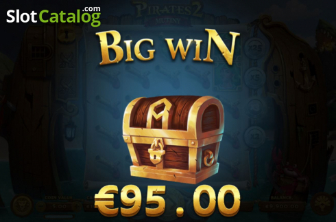 Big Win. Pirates 2: Mutiny slot