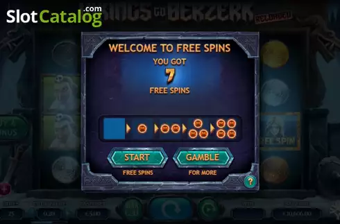 Free Spins Gamble 1. Vikings Go Berzerk Reloaded slot