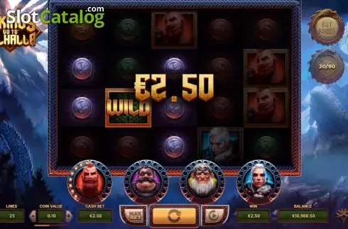 Win Screen 1. Vikings Go To Valhalla slot