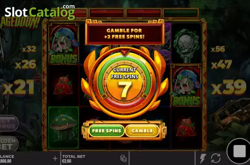 Free Spins Gamble. Florageddon! slot