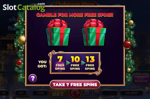 Free Spins 2. Christmas Plaza DoubleMax slot
