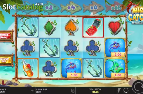 Win Screen 1. Nice Catch DoubleMax slot