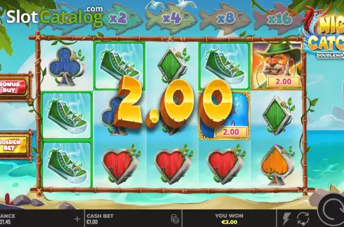 Win Screen 2. Nice Catch DoubleMax slot