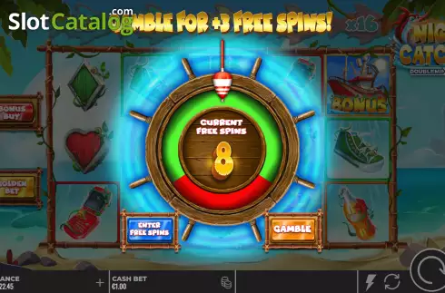 Free Spins Gamble. Nice Catch DoubleMax slot