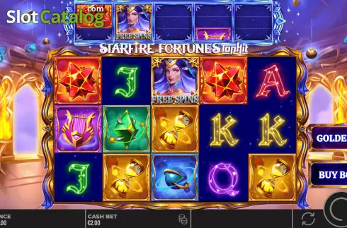 Reels Screen. Starfire Fortunes slot