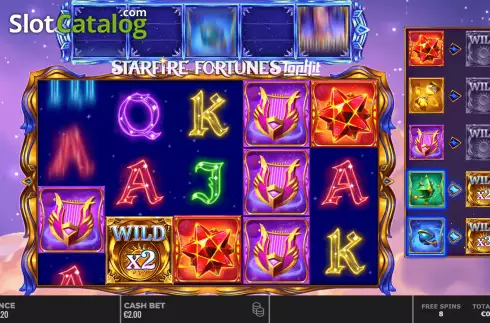 Ekran7. Starfire Fortunes yuvası