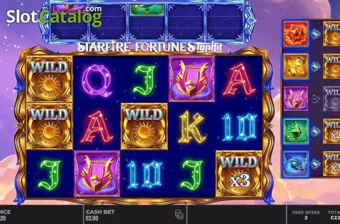 Schermo9. Starfire Fortunes slot
