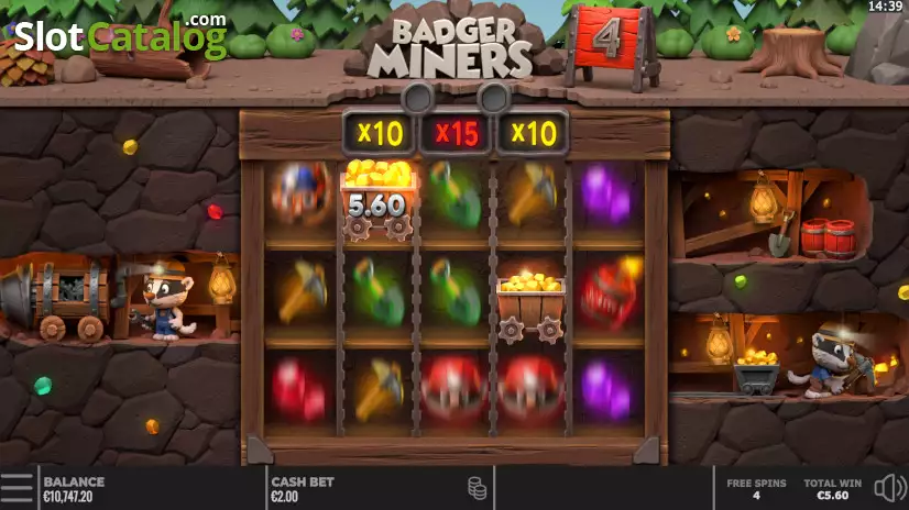 Video Badger Miners Slot