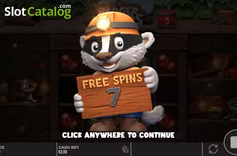 Free Spins 1. Badger Miners slot