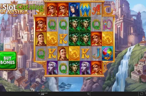 Bildschirm3. Defenders of Mystica slot