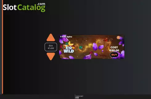 Buy Feature Screen. Wild Stack Frenzy slot
