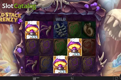 Free Spins Win Screen. Wild Stack Frenzy slot