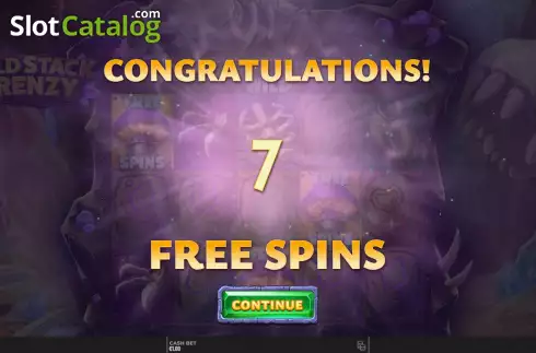 Free Spins Win Screen 2. Wild Stack Frenzy slot