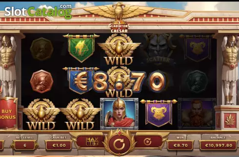 Bildschirm4. 3 Gladiators vs Caesar slot