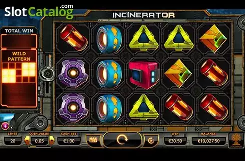 Screen2. Incinerator slot