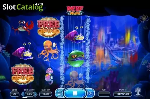 Bildschirm7. Reef Run slot