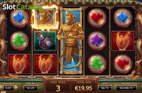 Stacky selvaggio. Legend of the Golden Monkey slot