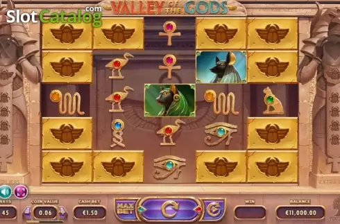 Game workflow 2. Valley Of The Gods slot