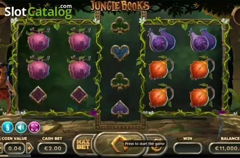 画面4. Jungle Books (ジャングル・ブックス) カジノスロット