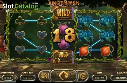 画面6. Jungle Books (ジャングル・ブックス) カジノスロット