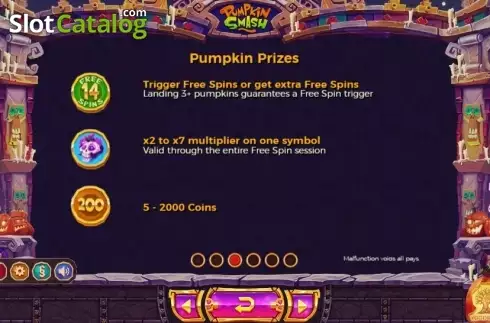 画面6. Pumpkin Smash (パンプキン・スマッシュ) カジノスロット