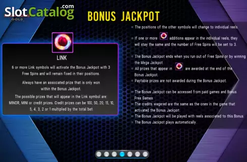 Bonus Jackpot screen. Link King Kuan Kung Gold slot