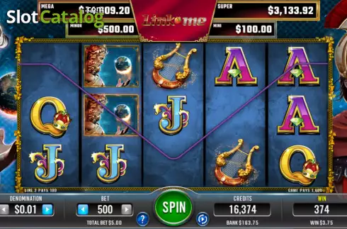 Schermo3. Gods and Heroes slot