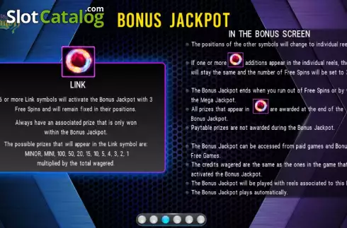 Jackpot feature screen. Lady Dragon slot