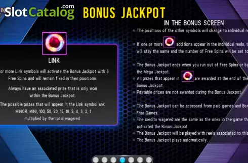 Game Rules screen 3. Link King Casino Mix slot